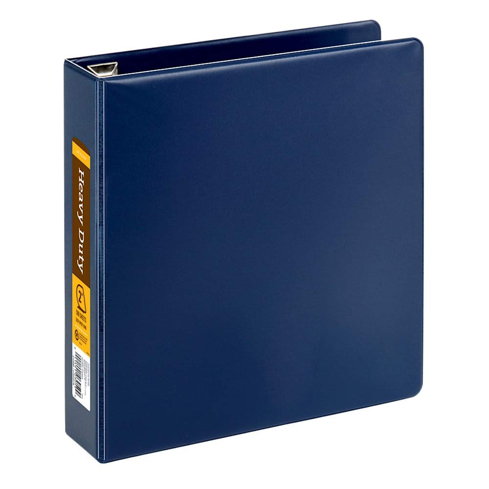 Avery Heavy-Duty Binder with 2-Inch One Touch EZD Ring, Navy Blue (79822)