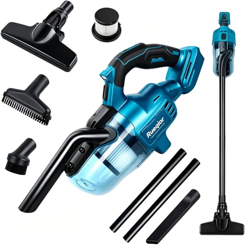 Image of Cordless Vacuum Compatible with Makita 18V Battery, Handheld Vacuum Cleaner for Home Car Hardwood Floor Carpet, Portable Shop Vacuum with Washable HEPA Filter(Tool Only)