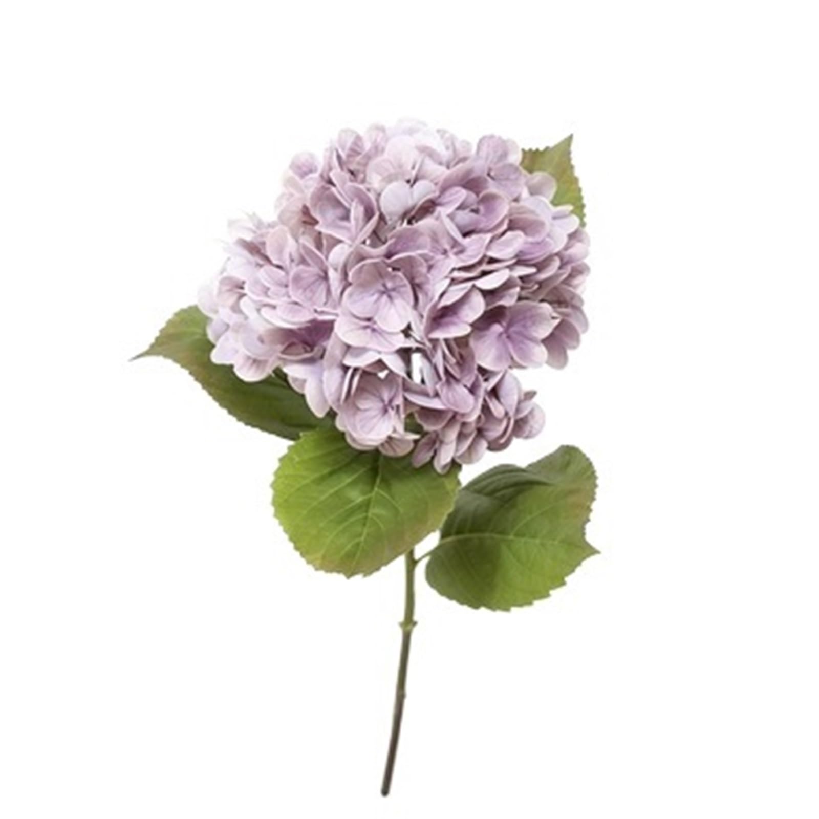 Lot de 4 fleurs artificielles d'hortensia au toucher réel - En latex - Décoration d'intérieur - 20 cm - Arrangement floral - Rose