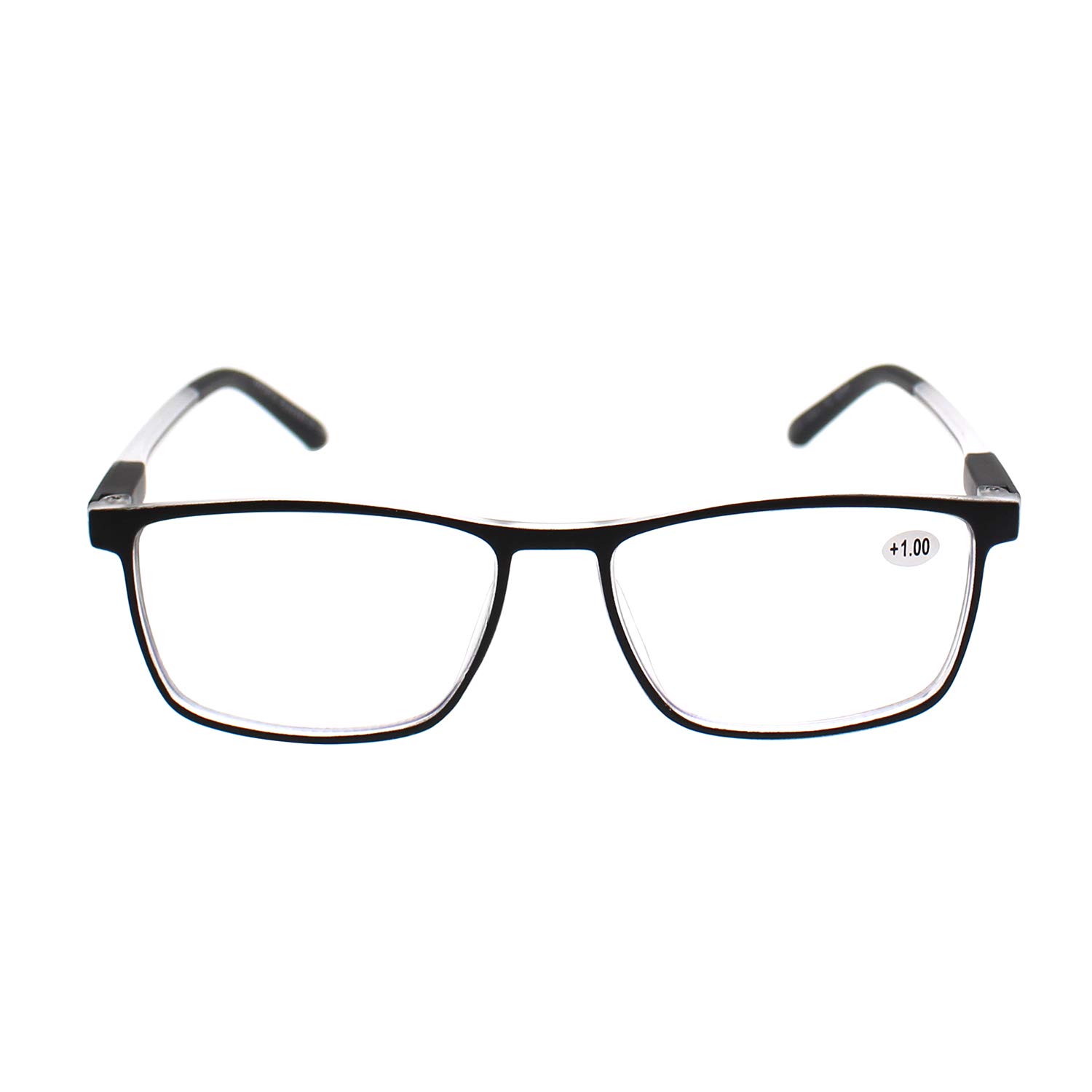 Esperto Readers Wood Reading Glasses - Blue Cut Lens With Antireflection & Ultra Light Weight For Men & Women +1.00 to +3.00 Power- Black (+2.75) 2