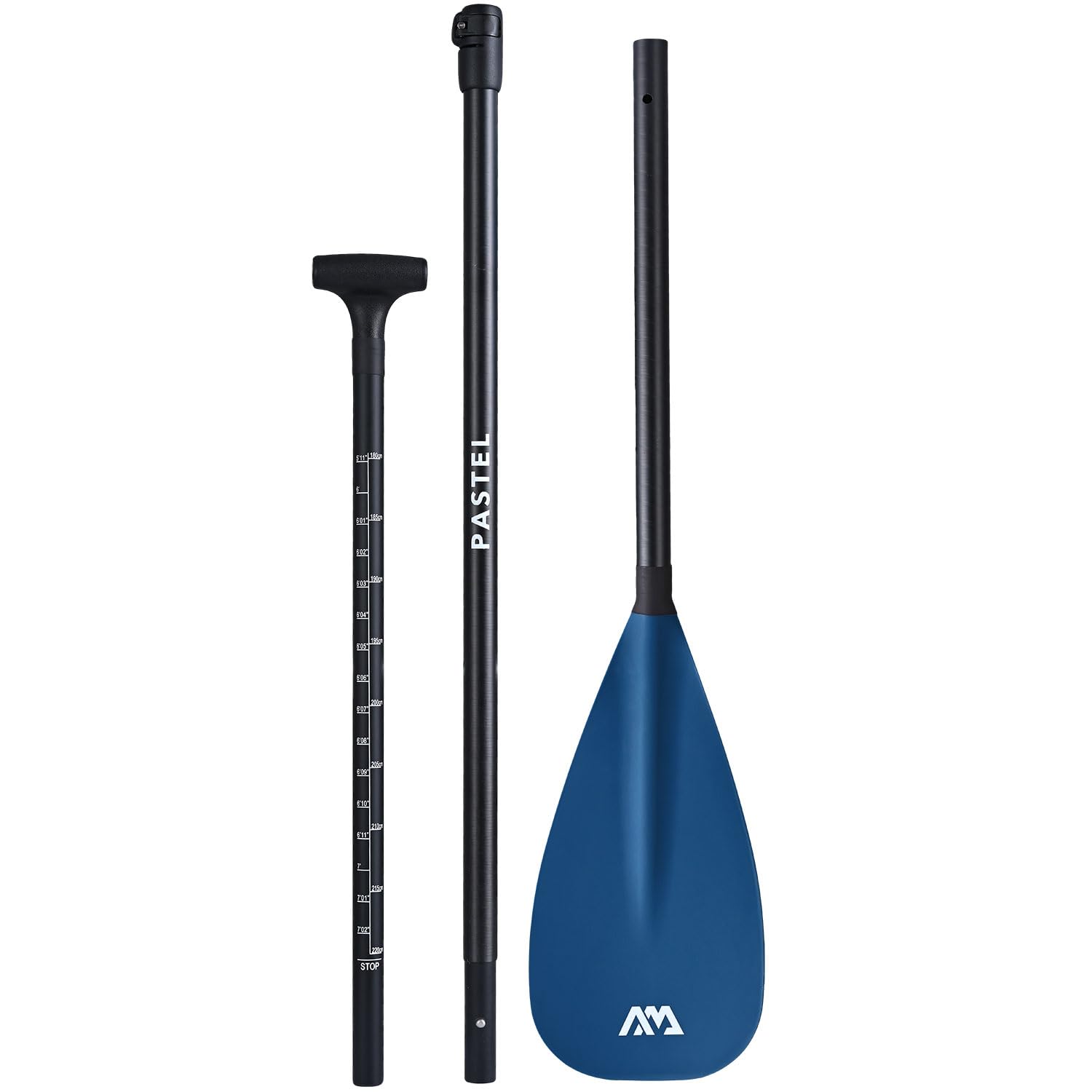 Aqua Marina Hybrid Pastel Carbon SUP Paddle Stand up Paddle, 3 pezzi, super leggero, 900 g