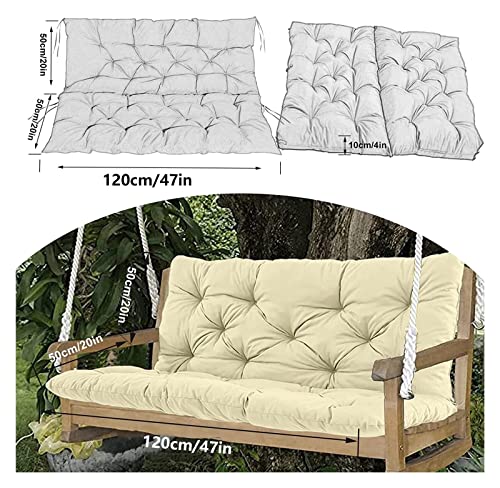 Coussin de siège haut de gamme imperméable pour banc de jardin - 7