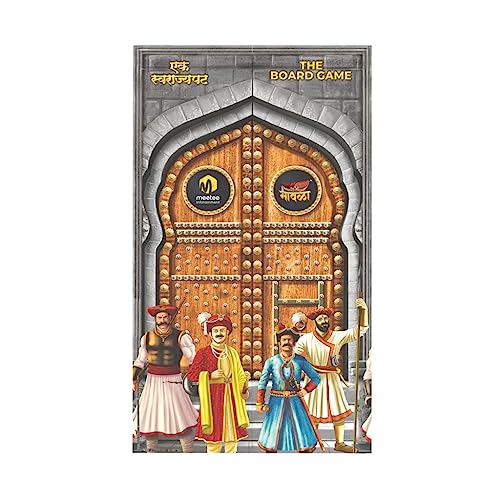 Image of The Board Game - Multilingual, Historical Board Game Based on Chhatrapati Shivaji Maharaj, for Adults and Kids 8+ Ys, Multicolor, 2-4 Player