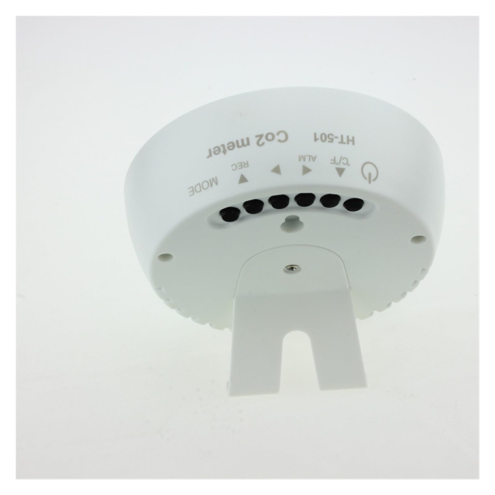 Misuratore Qualità dell'aria, Rilevatore di CO2 Monitor a qualità 'aria Misuratore di umidità a temperatura e funzionamento semplice HTI HT-501 per Casa Cucina Ufficio Auto