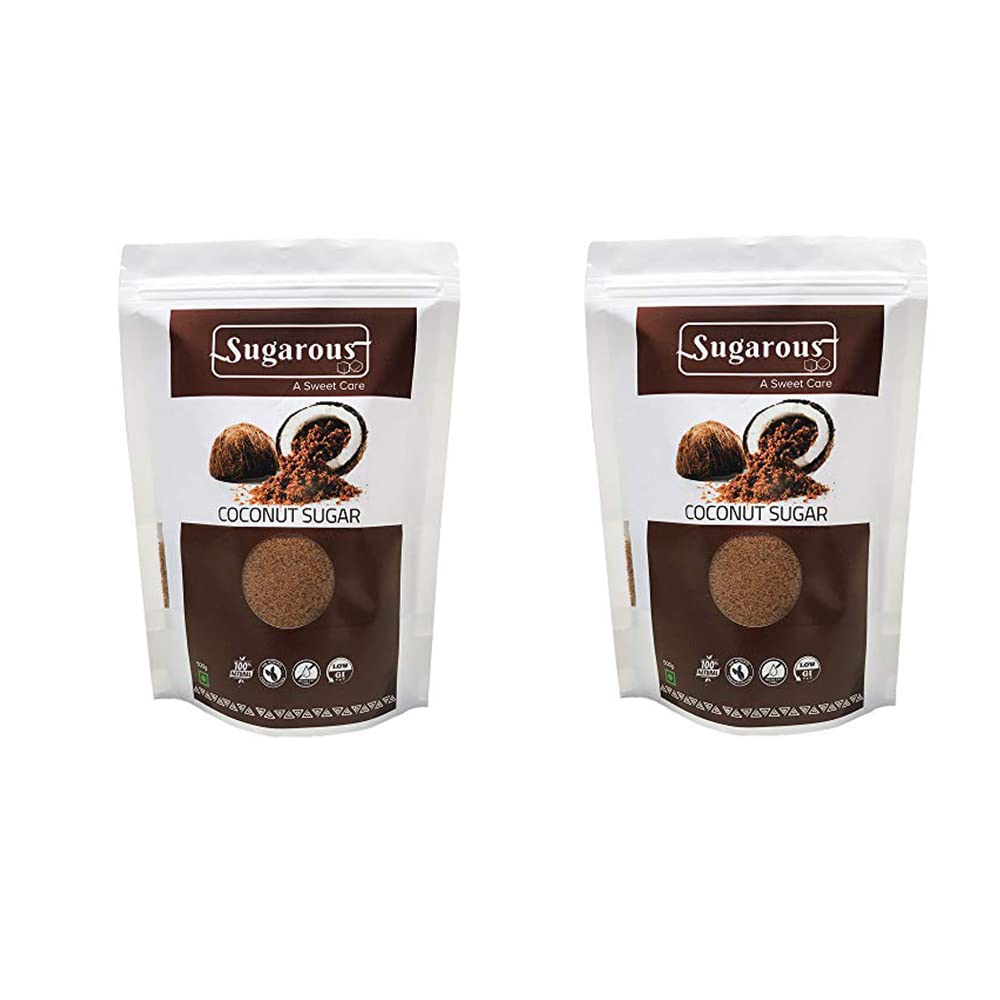 Sugarous Coconut Sugar, 1Kg (500gm x 2) (B0BFX9128H) Amazon Price History, Amazon Price Tracker