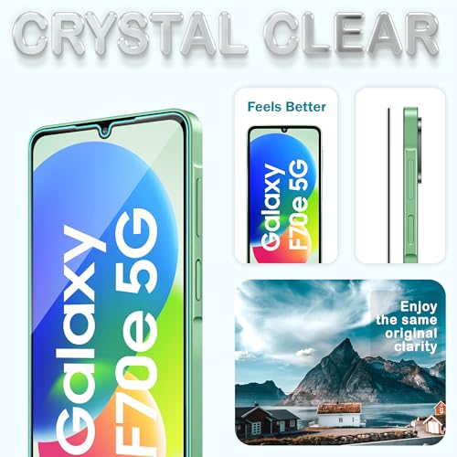 Image of ArmourPro Tempered Glass for Samsung Galaxy F70e and Samsunng M17e - 9H Screen Protector with Black Border, Anti Scratch, Edge-to-Edge Coverage, HD Clarity, Smooth Touch, Case Friendly | Black