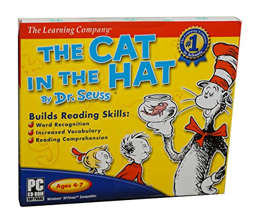 Dr. Seuss Cat in the Hat PC Game - Builds Reading Skills: Word Recognition, Increased Vocabulary & Reading Comprehension