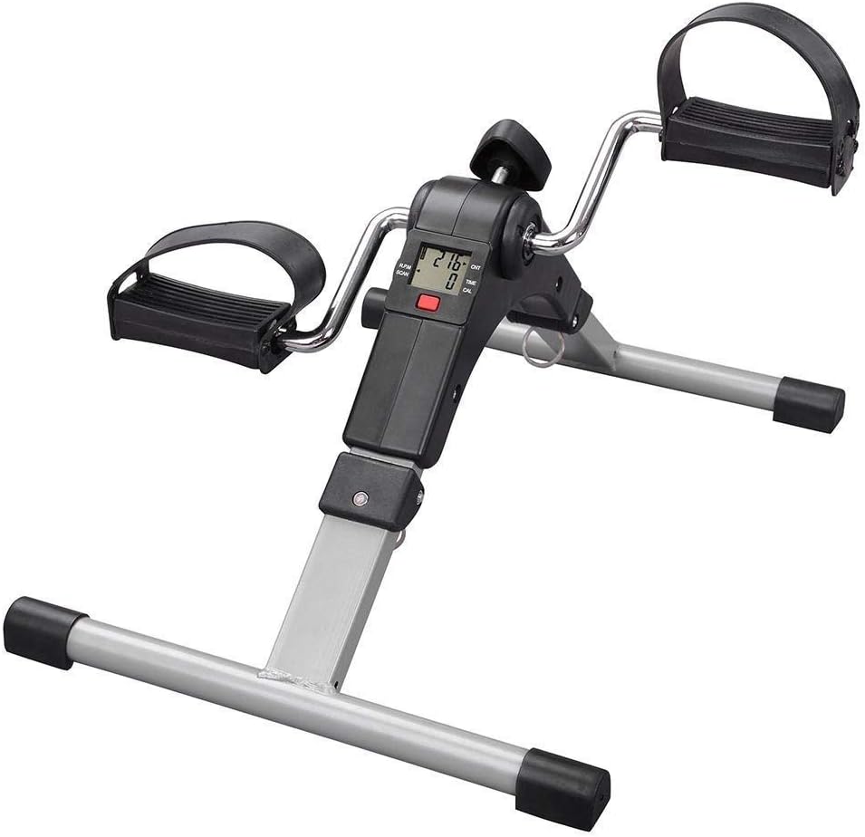 Dealcrox Professional Mini Bike Peddler Sitting Portable Exercise Cycle Aid with Adjustable Resistance Ab Care Ing Toner
