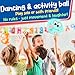 Wacky Ball - Musical Talking Game of Action & Funny Tasks | 50 Silly Challenges + 16 Dance Music Tracks | Active Toy Gift for Kids, Boys, Girls. Indoor/Outdoor, Camping, Party & Family Fun