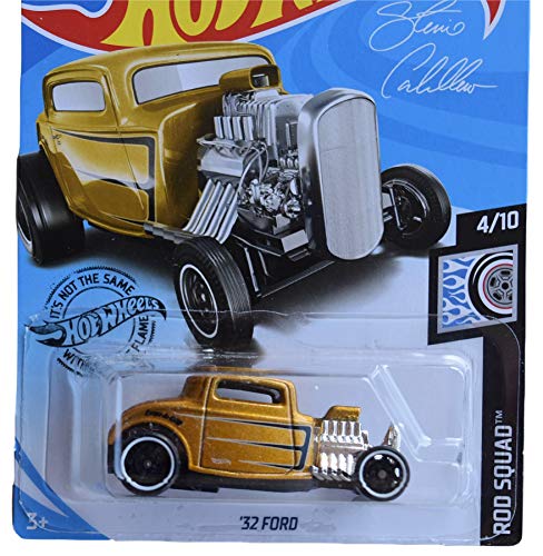 Hot Wheels Rod Squad Series '32 Coupe oro miniatura 2