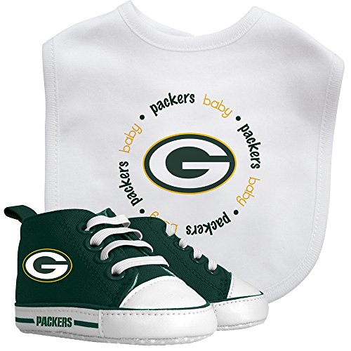 Baby Fanatic Green Bay Packers Bib and PreWalker Set by Baby Fanatic