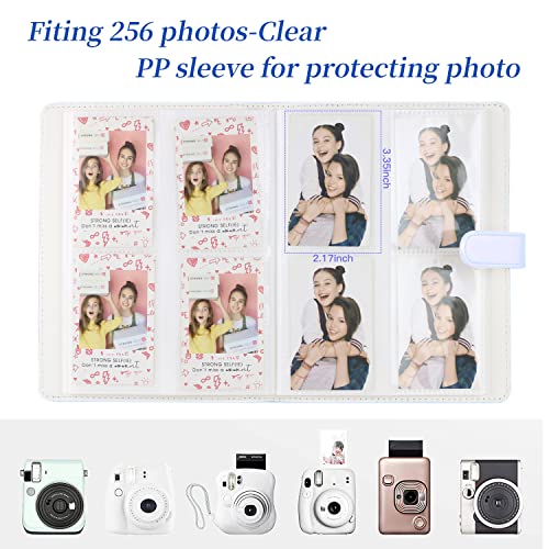 Frankmate 256 Pockets Mini Photo Album for Fujifilm Instax Mini Camera Leather Photo Album Bookshelf Picture Album Book Simple Design - Image 4