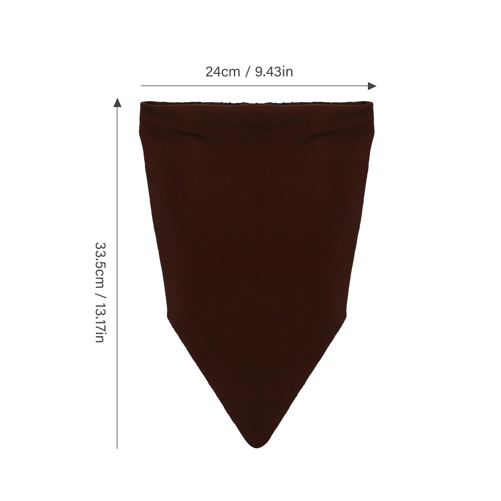 Healvian 6 Pièces Foulards Bandanas Triangulaires en Coton et Polyester pour Femmes, Élastiques, Confortables et Élégants, pour Décorer Cheveux Quotidien