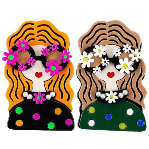 Broche en acrylique pour lunettes anti-chute : l'accessoire cheveux longs qui libère vos mains