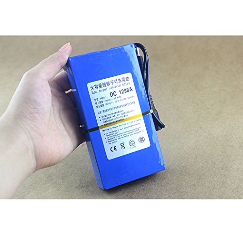 Sourcingbay 6800Mah Dc 12V Emergency Power Polymer Lith-Ion Battery Pack For Cctv Camera Us Eu Plug - Blue #TOP4
