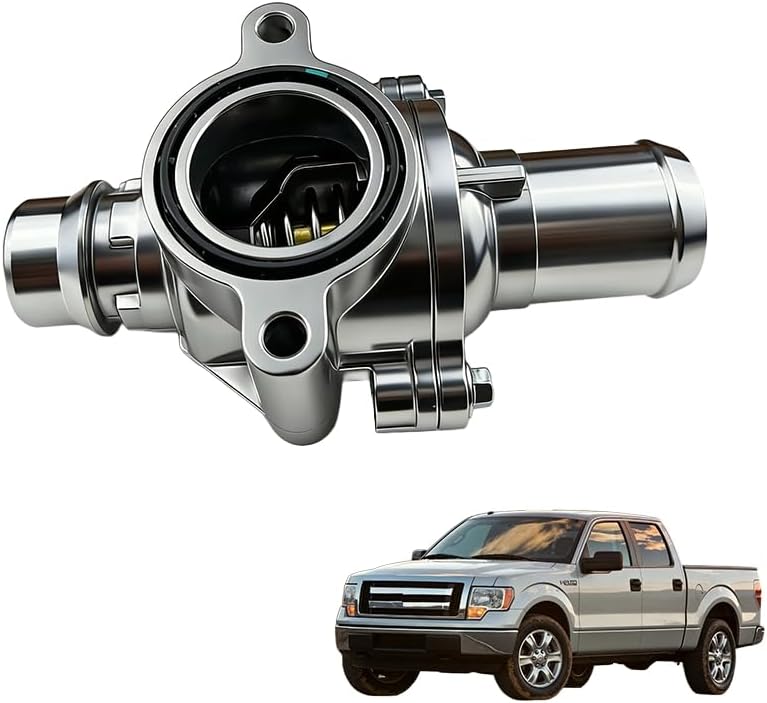 BL3Z8A586D Thermostat Housing Assembly Fit for Ford F-150 Lobo 2011-2022 Lincoln Mark LT 2011-2014 | 5.0L V8 Engine | Direct Replacement for BL3Z8A586C BL3Z8A586E