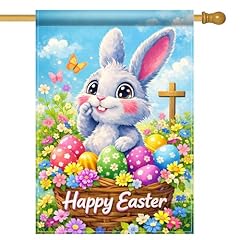 Cute Rabbit with Cross
