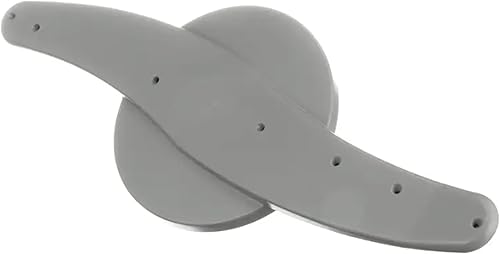 Whole Parts Conjunto de brazo rociador inferior para lavavajillas, color gris, parte # WD22X10047 - Reemplazo y compatible con algunos lavavajillas