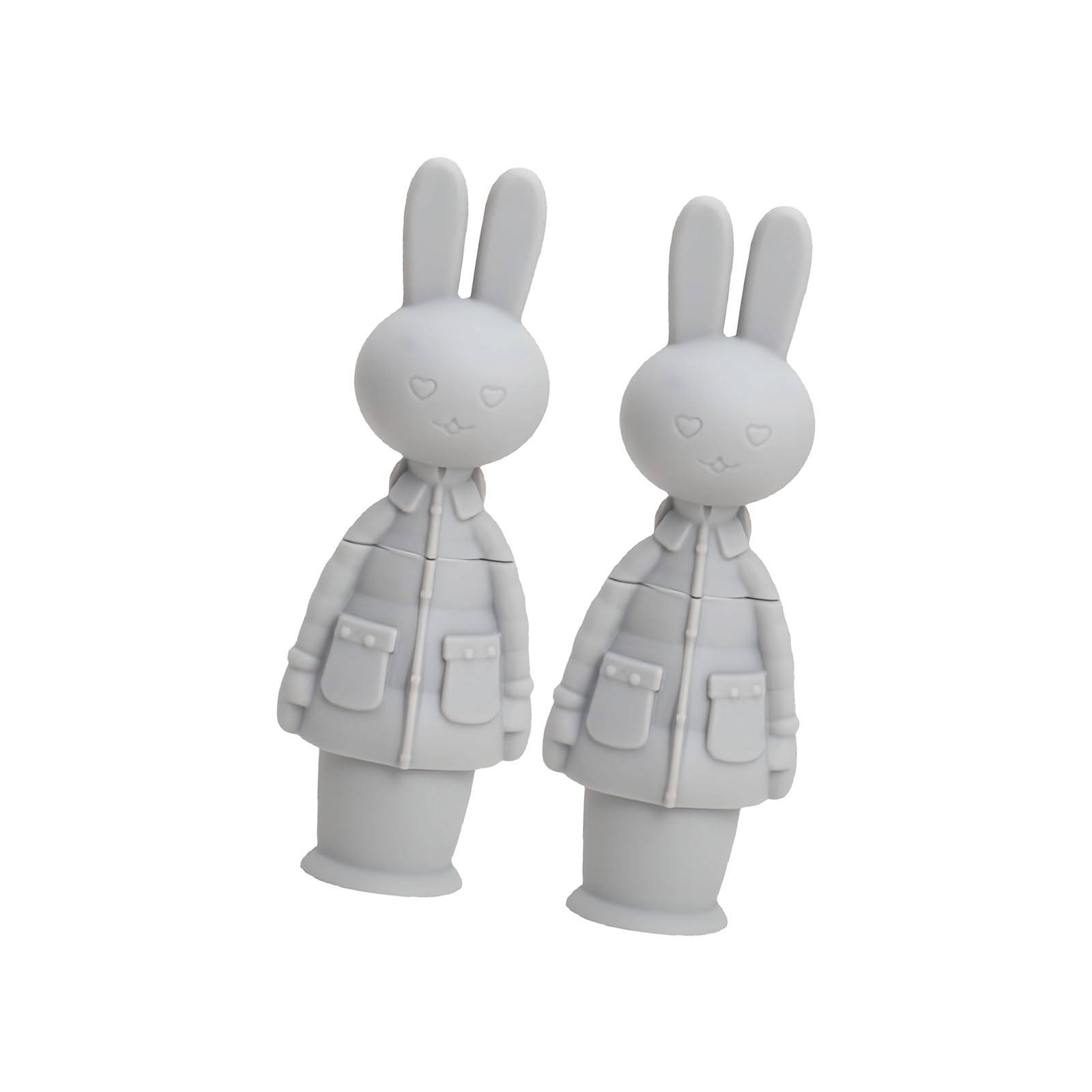 Jazuaiao Of 2 Unique Design Silicone Stoppers for Giving and Ambiance Enhancement Animal Silicone Bottle Plugs
