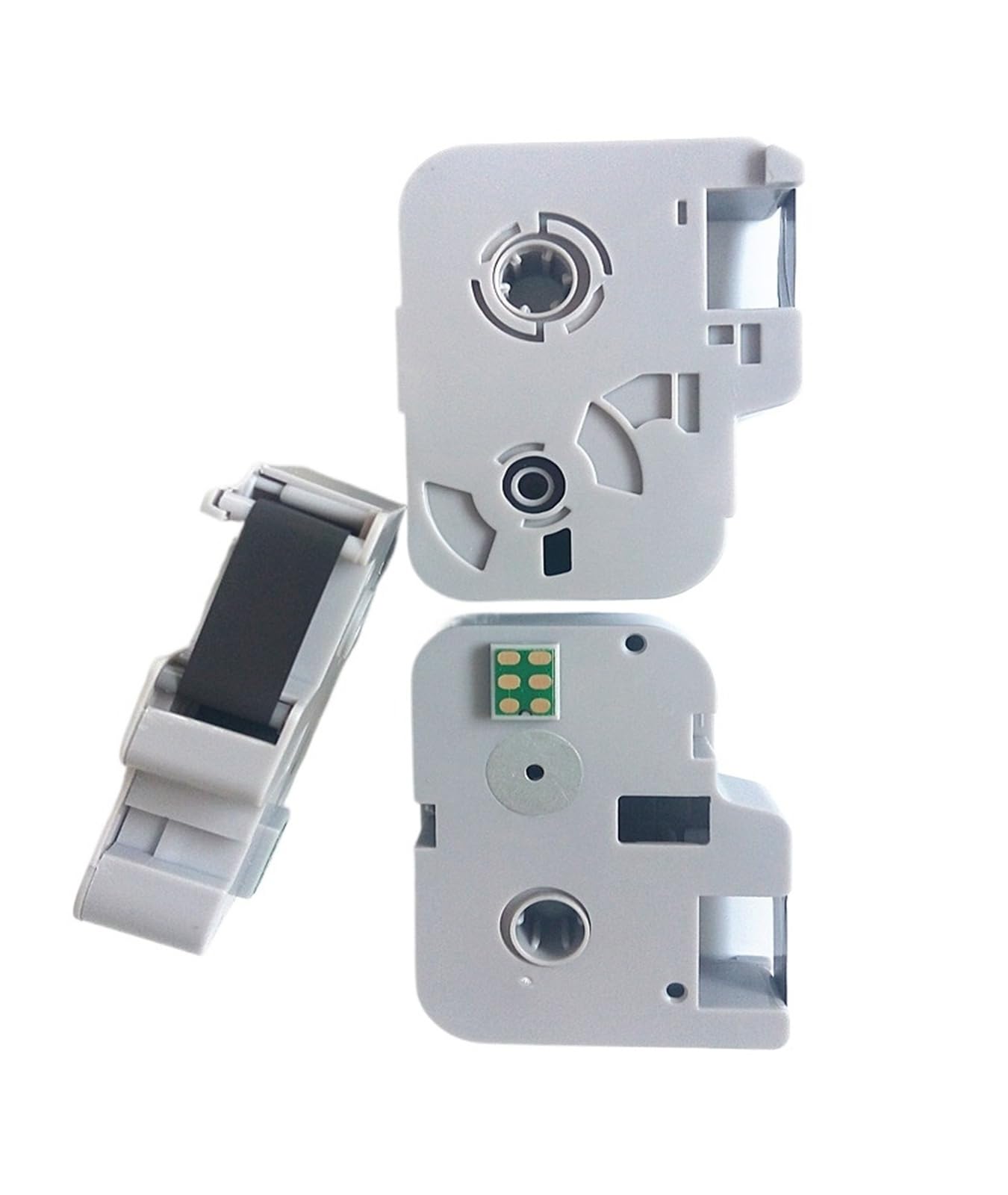 Paquete de 5 casetes cinta tinta DR-D80B compatibles con máquinas etiquetadoras tubos alambre y escribir identificación S710