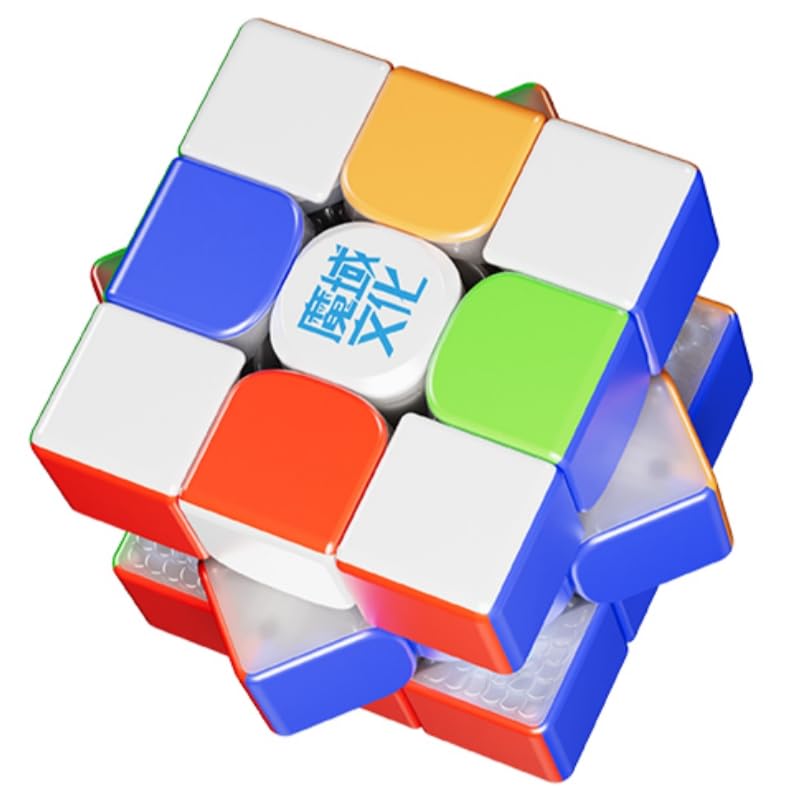 MoYu Super AoLong 3 x 3 20 balles Core MagLev Version 2025 Cube magique sans autocollant magnétique Puzzle 3 x 3 x 3 cm Jouets cubiques (20 aimants Ball-core...