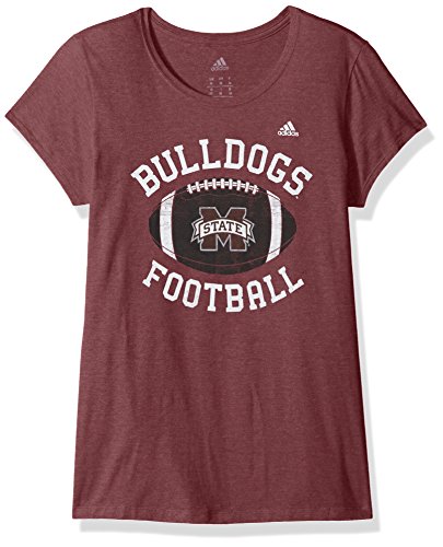 adidas Playera de Manga Corta con Doble Arco para Mujer Gameday, Mujer, B227W WWEC, Classic Maroon Heathered, Large