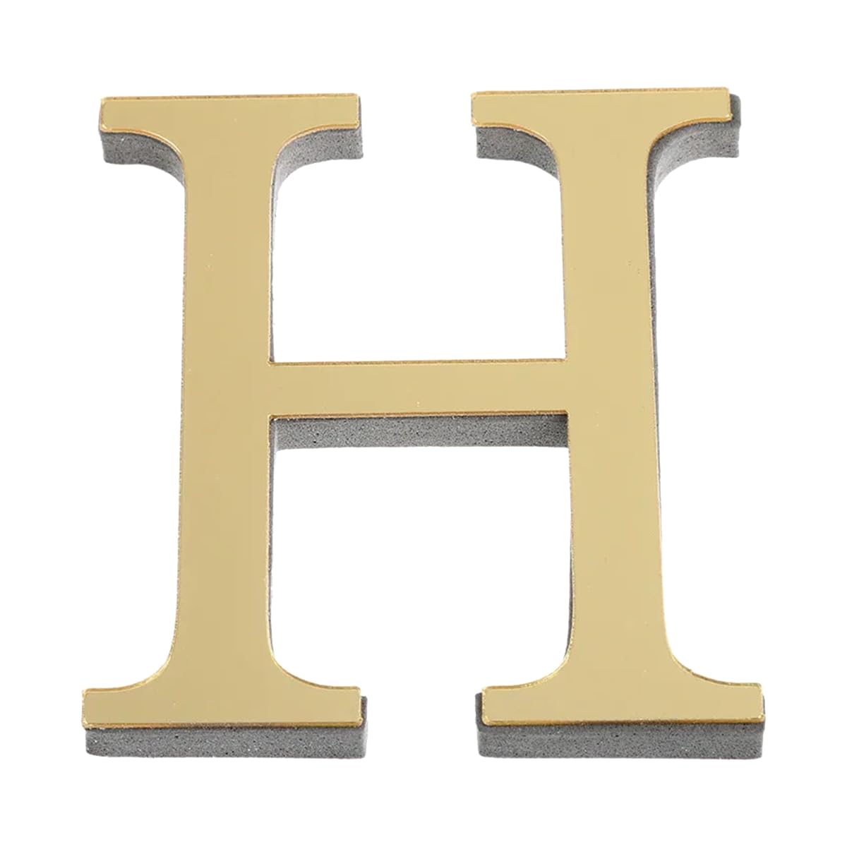 Gumney Mirror Letter Wall Stickers, 3D Acrylic Self-Adhesive Alphabet Sign Art Sticker Decals for DIY Wall Living Room Bedroom Home Decor, 9.84 Inch,