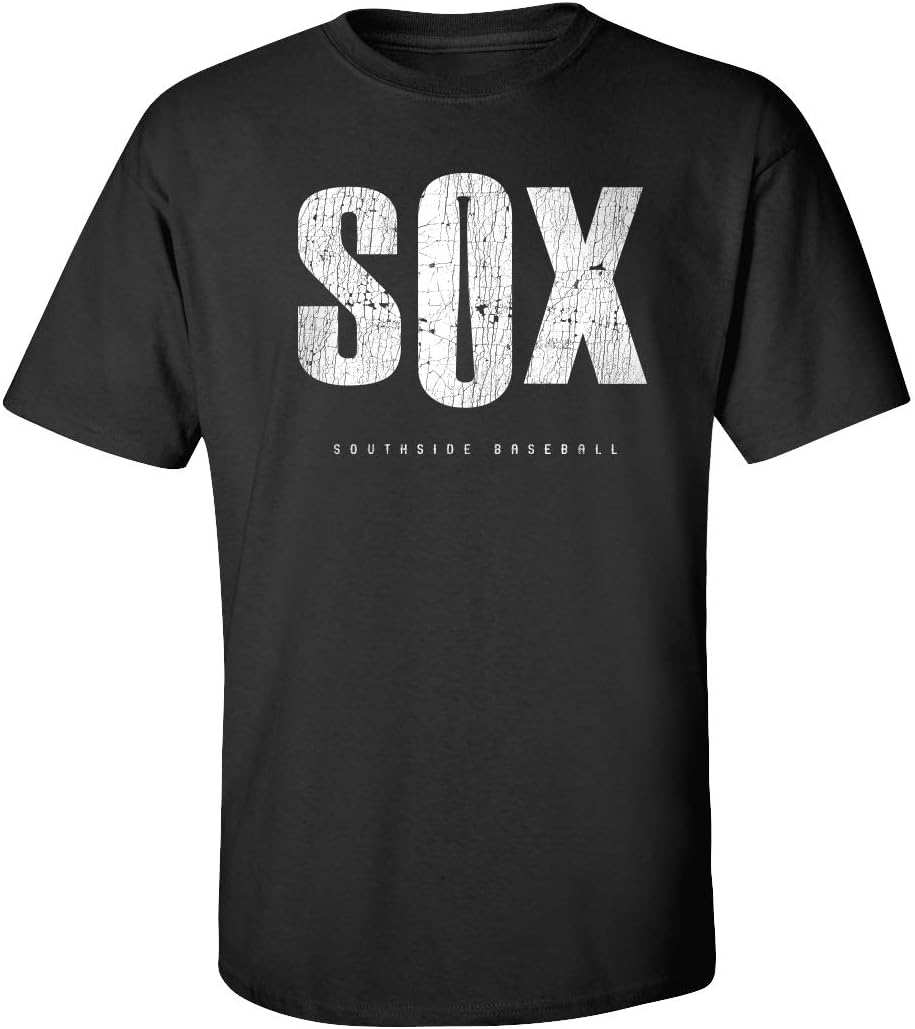 36 and Oh! Sox Southside Baseball T Shirt Vintage Distressed - Soft Style