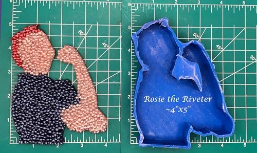 Rosie The Riveter - Silicone freshie Mold -