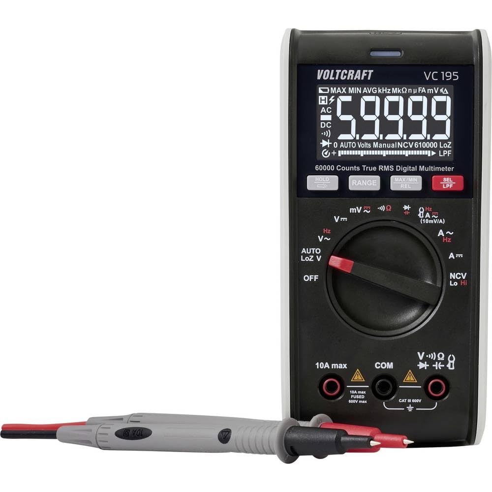 Voltcraft VC195 Hand-Multimeter digital CAT III 600 V Anzeige Counts 60000 (VC-17059815)