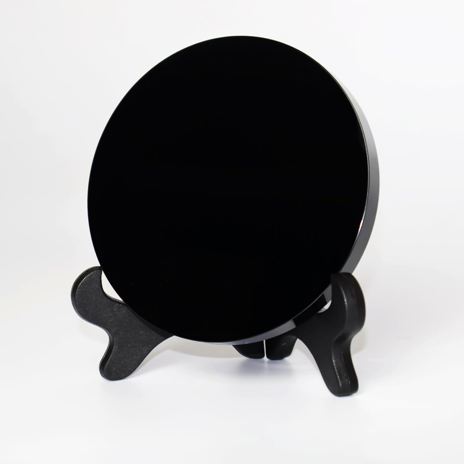 HEHGVCF Zwarte obsidiaan spiegel, obsidiaan waarzeggerij
