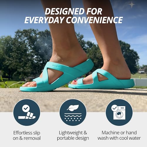 Image of NUUSOL Women Hailey Slide, Lightweight EVASOL Foam Footwear