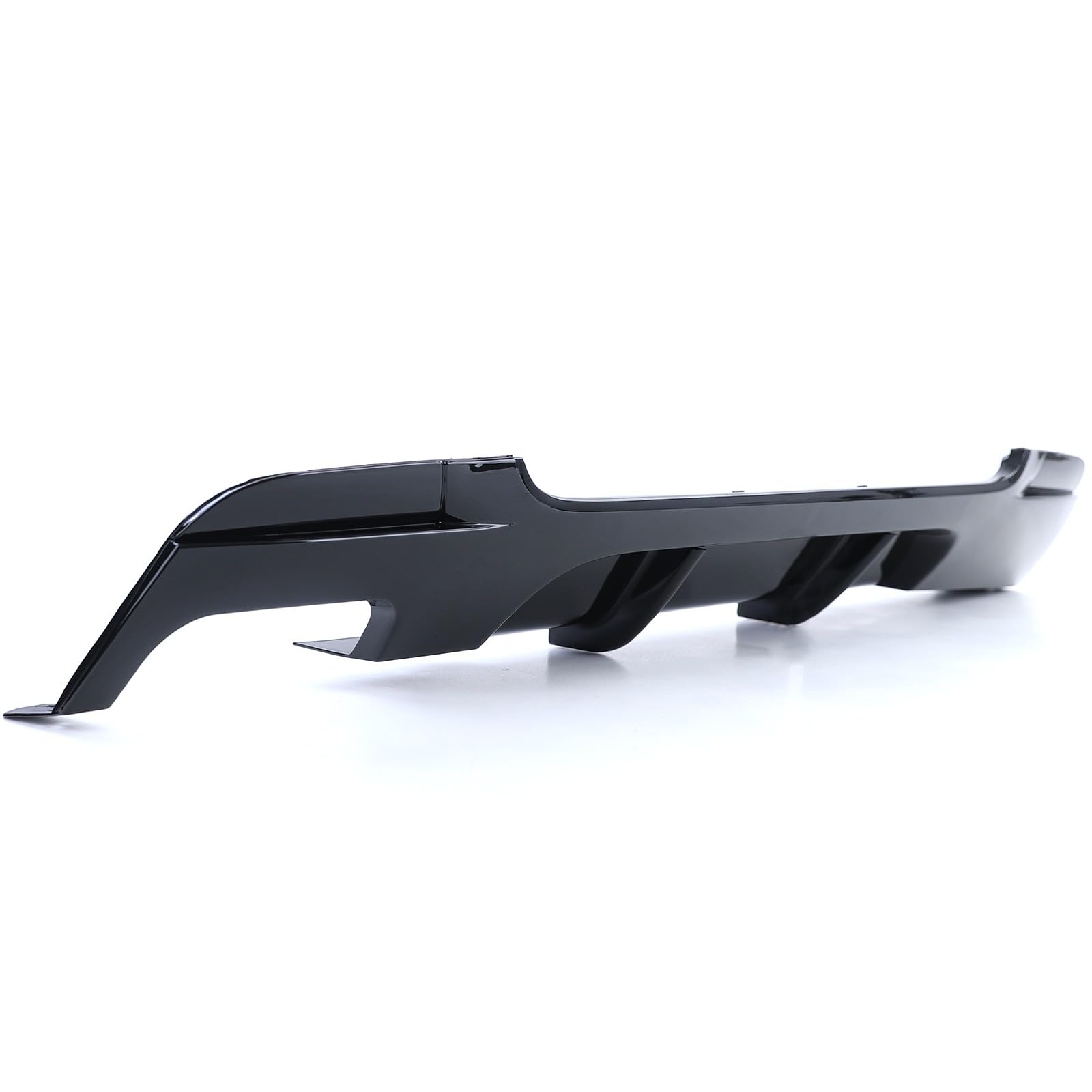 europetuning - DIFFUSEUR Double Sortie Gauche Noir Brillant Compatible BMW Serie 3 E92 E93 (05938)