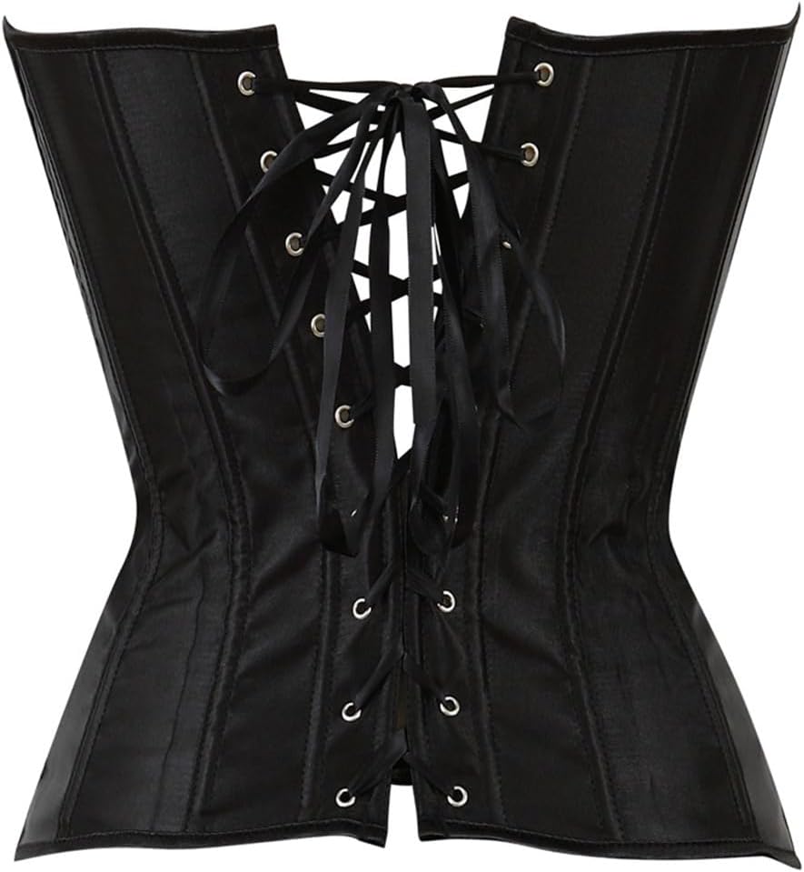 Kranchungel Corset Tops for Women: Plus Size Renaissance Corset - Lace up Bustier Overbust Halloween Costumes - Photo Shoots - Image 3