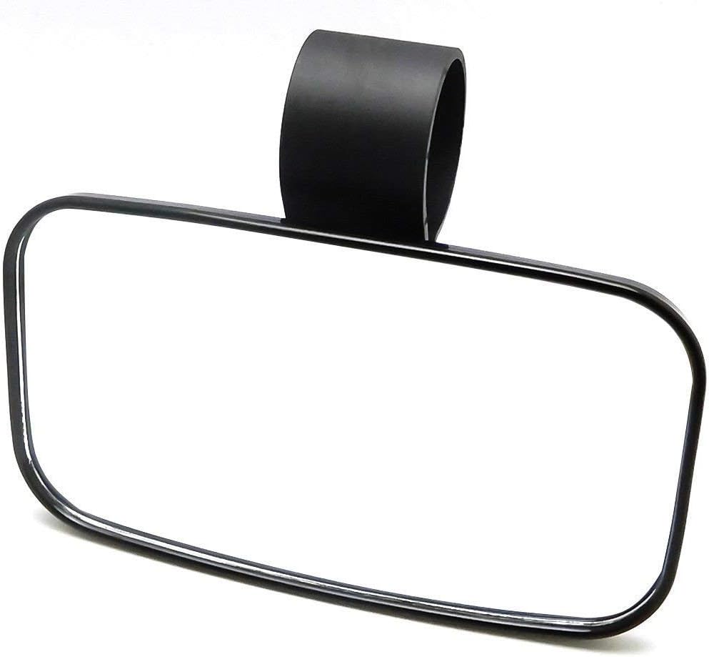 WASTUO UTV Rear View Mirror for 1.5" -1.75”- 2" Roll Cage with ShatterProof Tempered Glass for Polaris Ranger, RZR Can Am Commander, Maverick X3 Yamaha Viking, Rhino, Gator Offroad Mirrors