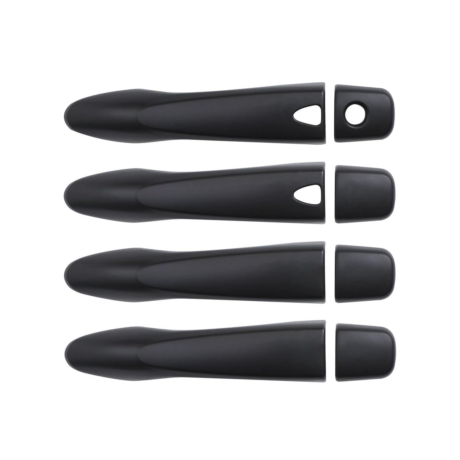KJHOPY 4PCS Car Door Handles Cover Trim Protector Exterior for Nissan for Navara NP300 for Frontier 2021-2025