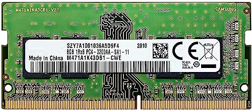 Samsung 8GB DDR4 3200MHz SODIMM PC4-25600 CL22 1Rx8 1.2V 260-Pin SO-DIMM Laptop Notebook RAM Memory Module M471A1K43DB1-CWE