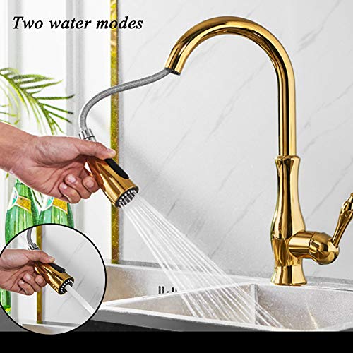 Robinet de cuisine anti-trace à commande tactile et douchette flexible - 3