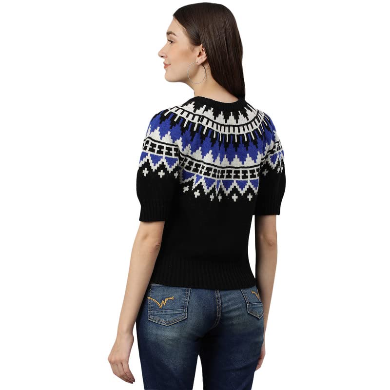 Image of Woods Women Wool Round Neck Sweaters