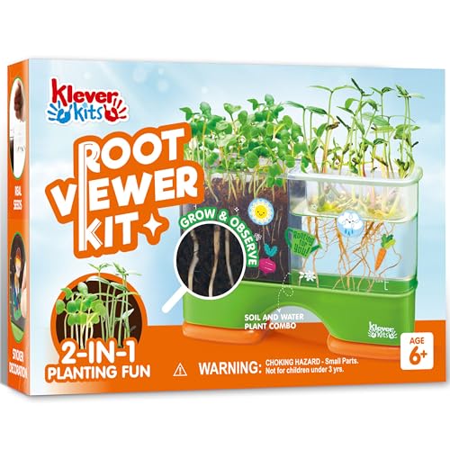 Klever Kits 2-in-1 Root Viewer & Planting Science Kit for Kids – ...