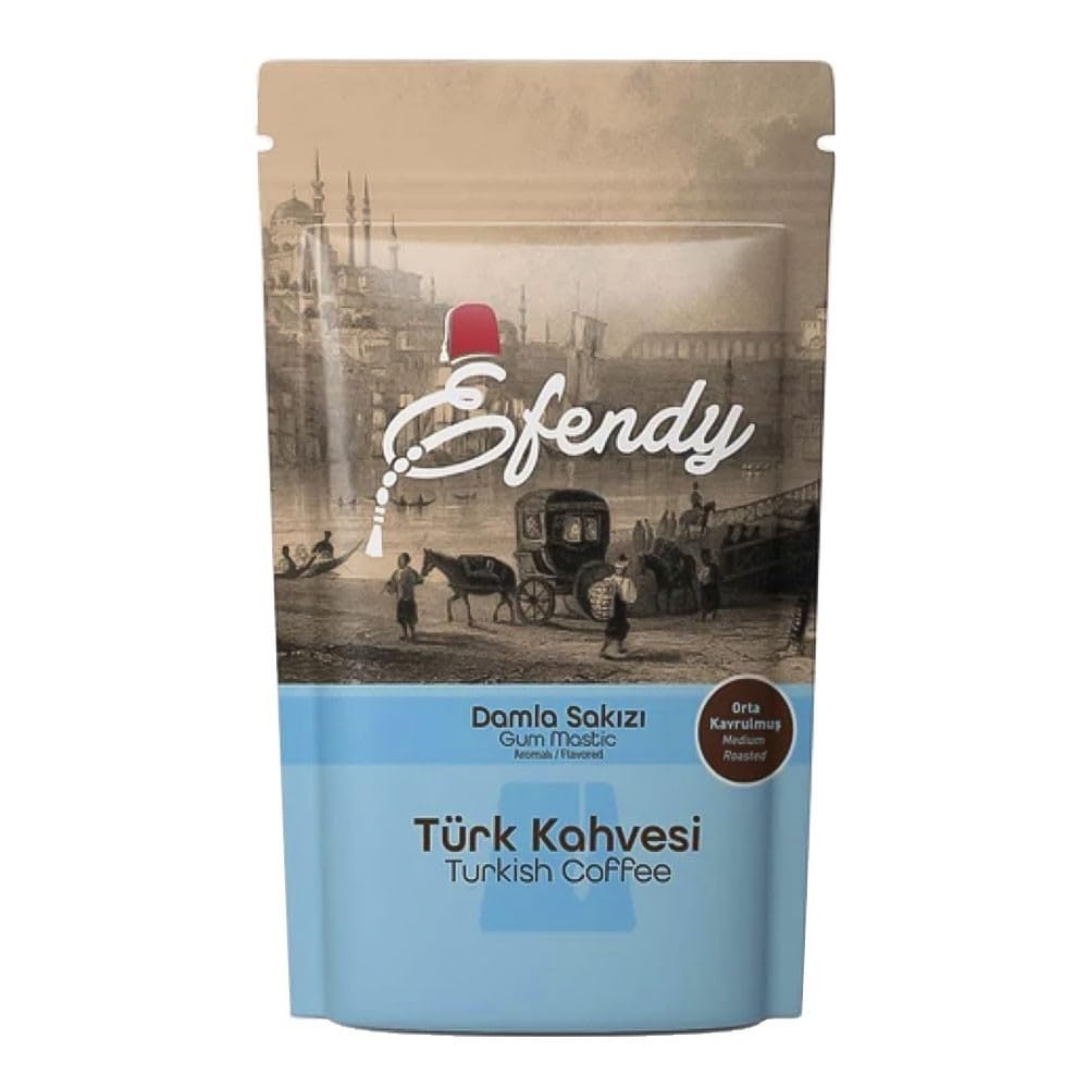 Shazel Efendy Geleneksel Damla Sakızlı Türk Kahvesi - Doypack - 100 gr