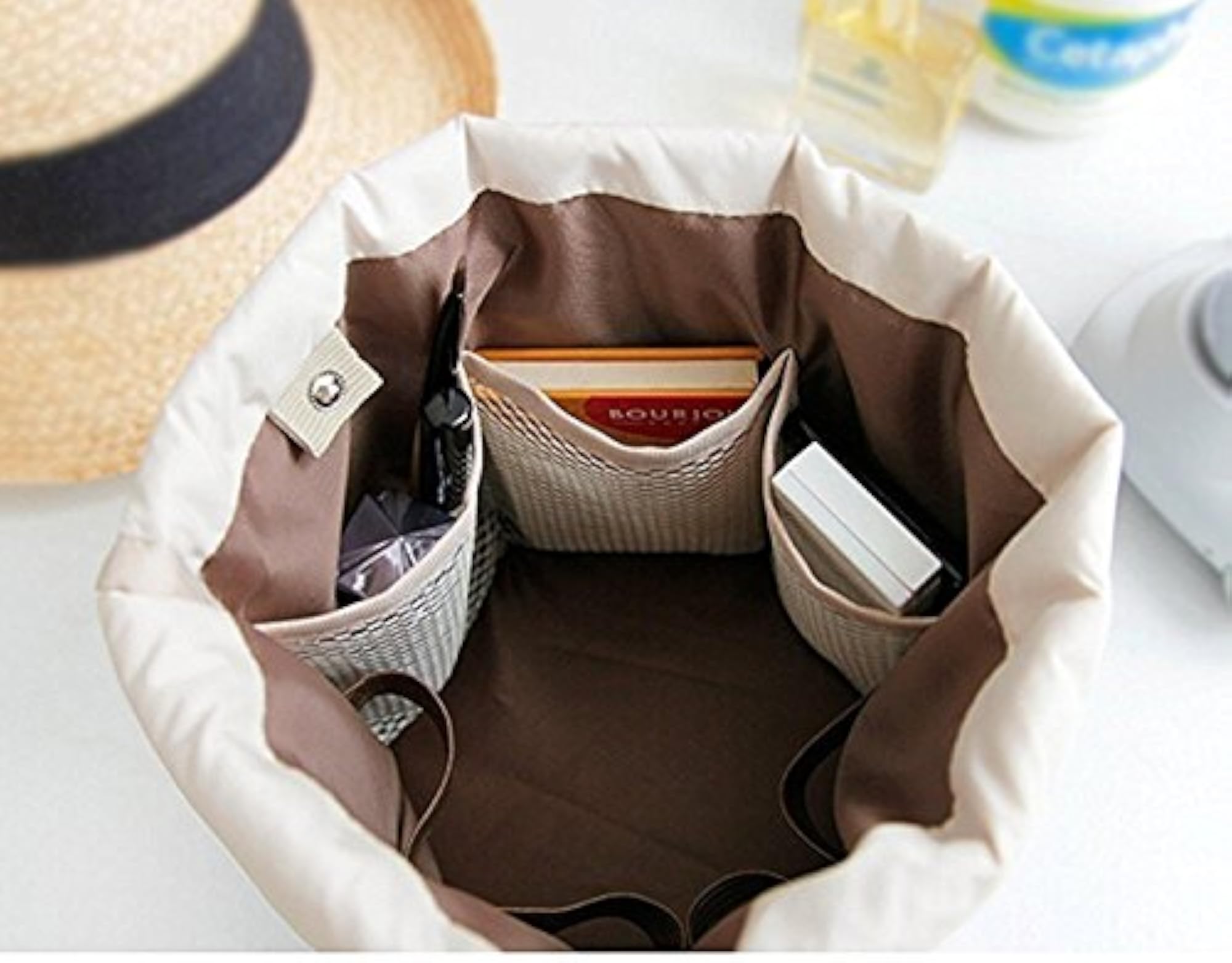 Travel Drawstring Cosmetic Storage Pouch, Makeup Toiletry Organizer