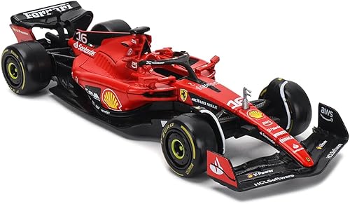 Miniatura 3 de 143 Bburago 143 F1 Ferrari 2023 SF23 16# Charles Leclerc Scuderia Aleación Coche Die Cast Car Model Collection Gift (SF23 16#)
