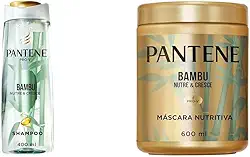 Shampoo Pantene Bambu - 400ml + Máscara de Tratamento Pantene Bambu - 600ml