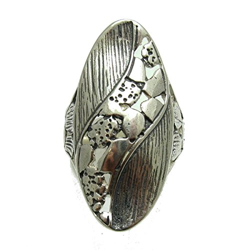 Bague en argent massif 925 Empress finie la frustration des bijoux fragiles avec cette bague longue