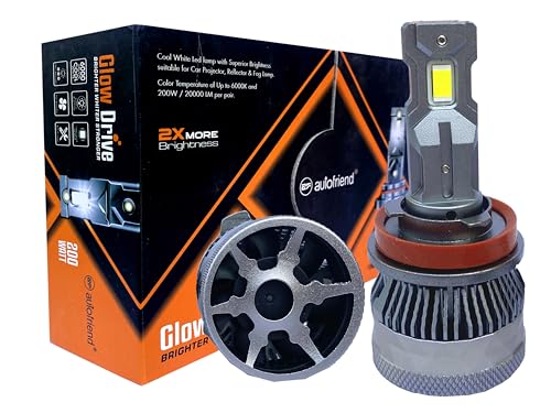 Image of LED Headlight Bulb,H /8,H11 40000LM, 6000K Cool White, IP67 Waterproof (af-Glowdrive H11 /H8 200w)