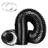 【1,5 m de largo, 102 mm de diámetro】: el canal de aluminio flexible de Vickmall es ideal para aplicaciones generales de gases de escape. Nos especializamos en mangueras flexibles para calentar, enfriar y airear el aire exterior para mantener un control de aire de alta calidad. Si quieres enfriar un coche en edificios, casas o edificios industriales, tenemos las mangueras de conducto de aire adecuadas para esta tarea.