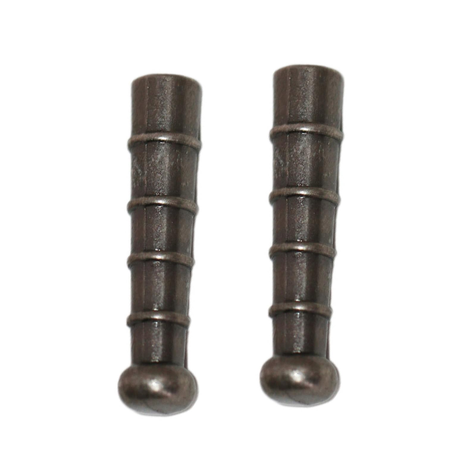XuQiZZpp 1 Pair Alloy Bolotie Tip Charm Necklace Pendant Craft Accessories Western Necktie Jewelry Crafting Accessories