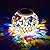 WSgift Color Changing Solar Powered Glass Mosaic Ball Led Garden Lights, Rechargeable Outdoor Waterproof Solar Night Lights Table Lamps for Decorations, Ideal Gifts