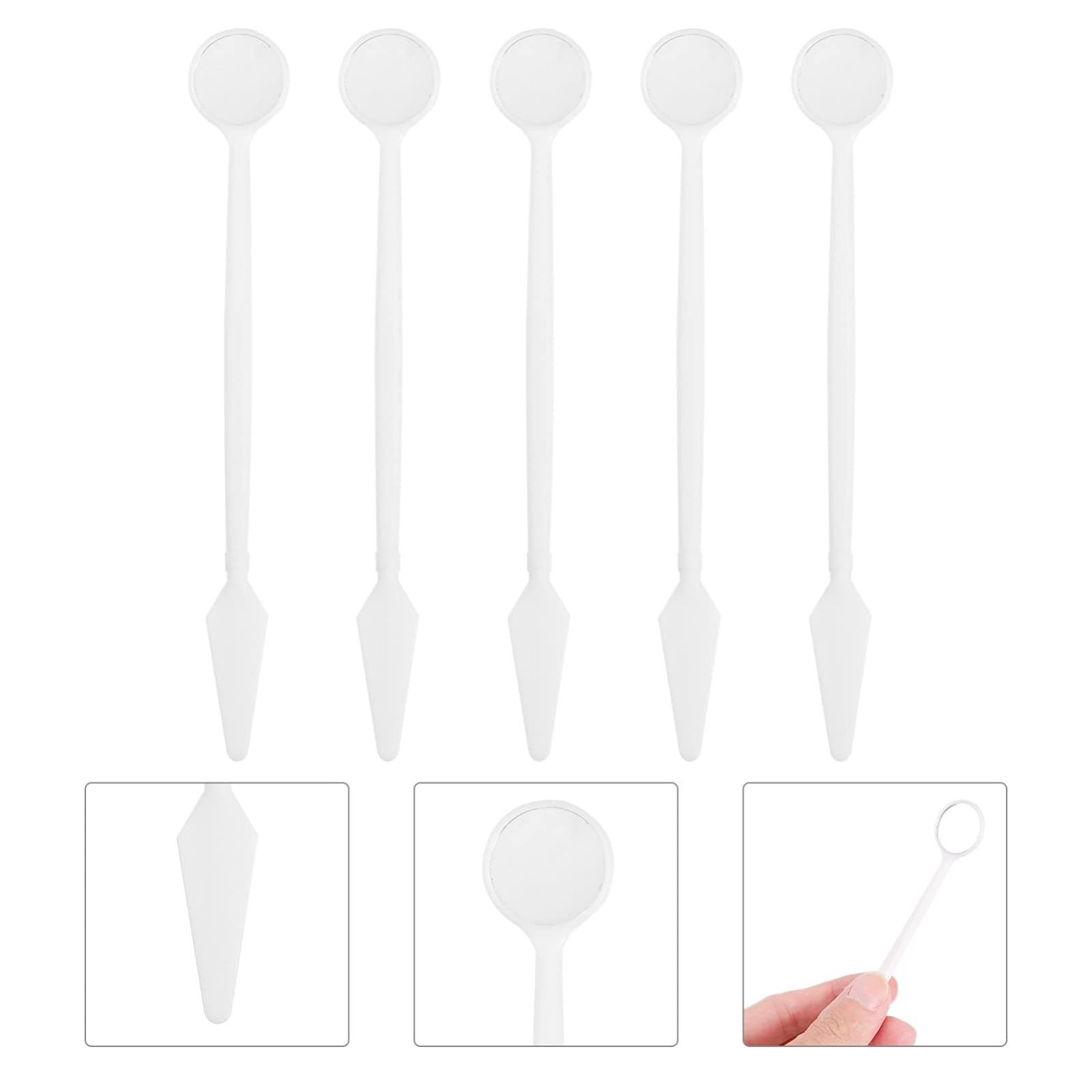 200 pièces miroir dentaire jetable examen bouche miroirs Oral dentaire miroir Anti-buée bouche miroir